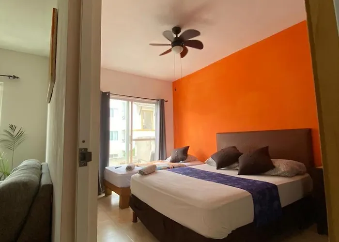 En Fraccionamiento Privado 6 Personas 5 Camas Con Piscina Cerca De La Playa Apartment *
