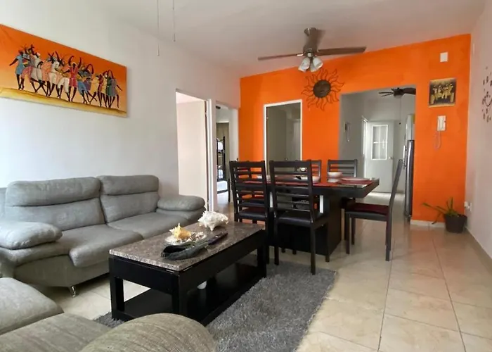 En Fraccionamiento Privado 6 Personas 5 Camas Con Piscina Cerca De La Playa Apartment Playa del Carmen